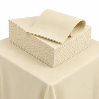 MAQA 25 Tischdecken aus Vliesstoff – 1 x 1 m – schmutzabweisende Tischdecke, Einweg-Tischdecke, Papiertischdecke auf Rolle für Partys, Tischdecke für Restaurants, Catering, Tischdecken aus TNT