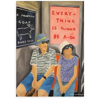 Paper Collective - Everything Is Gunna Be OK Poster, 70 x 100 cm