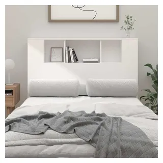 vidaXL Kopfteil 120 x 18,5 x 102,5 cm Weiß