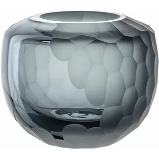 LEONARDO Bellagio, Vase mit runder Form, Glas, Anthrazit, Tisch, Drinnen, 100 mm - Grau