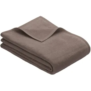 Ibena Porto Sofaschoner 75x200 cm - weich, strapazierfähig & maschinenwaschbar, Sofaschutz Taupe einfarbig