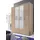 160 x 196 x 54 cm Eiche Sonoma