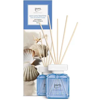 ipuro - erfrischender sunny beachtime Raumduft - dezenter Raumerfrischer mit spritzigen & frischen Noten - stilvoller Lufterfrischer in der Wohnung für ein puristisches Dufterlebnis 100 ml