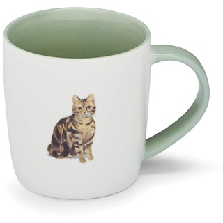 Neugierige Katzenfass-Tasse – Katze