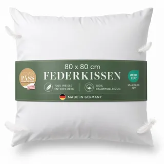 BestLivings KopfKissen 80 x 80 cm Weiß