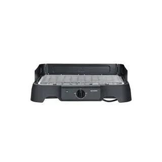 SEVERIN Elektrogrill PG 8593 schwarz Edelstahl Kunststoff B/H/L: ca. 33x8,5x42 cm - Schwarz