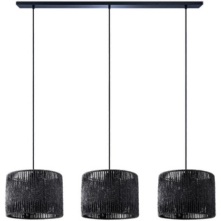 Pendelleuchte Esstisch Korb Boho Hängelampe Esszimmer Lampe E27 Rattan
