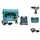 DHP482RF1JW inkl. 1 x 3,0 Ah + Schnellladegerät + Makpac + 100-tlg. Bit & Bohrer-Set