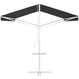 vidaXL Freistehende Markise 5 x 3 m grau