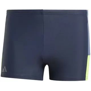 Adidas Colorblock Swim Boxer-Badehose Legend Ink / Preloved Ink / Lucid Lemon S/M