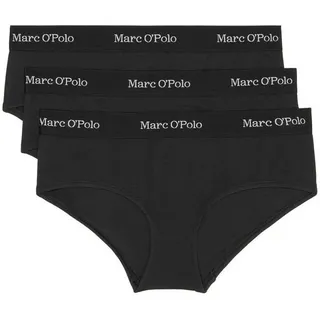 Marc O'Polo Damen Panty Hipster Panties, Schwarz, S EU