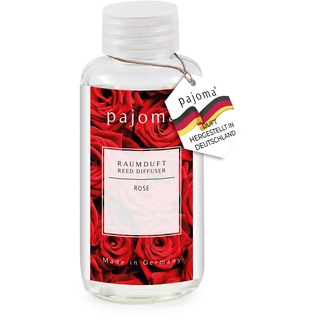 pajoma® Raumduft Nachfüllflasche 100 ml, Rose | Nachfüller für Lufterfrischer | intensiver und hochwertiger Duft in Premium Qualität
