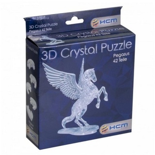 HCM KINZEL 3D-Puzzle HCM59183 - Crystal Puzzle: 3D Pegasus - 42 Teile (DE,..., 42 Puzzleteile bunt