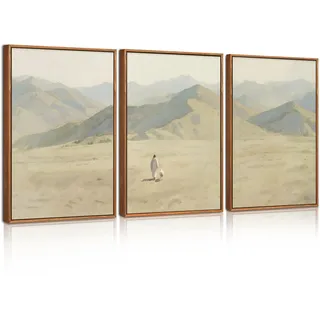 ANHUIB Wandkunst Religiöse Leinwandbilder Jesus Christlicher Poster Christliche Wanddeko Christliche Wandbilder 3 er set für Kirche Gebetszimmer Wohnzimmer Zuhause Deko Bilder Leinwand 30x40cm
