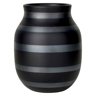 Kähler Vase "Omaggio" in Schwarz - (H)20 cm