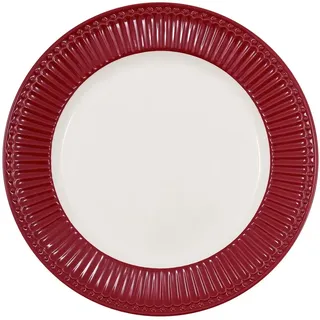 GREENGATE Speiseteller Alice 26,5 cm Weinrot
