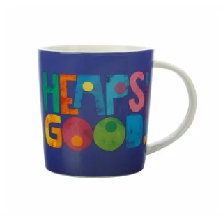 Maxwell & Williams Becher Be Kind - Heaps Good 380 ml, Porzellan bunt