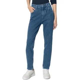 Boyfriend-Jeans MARC O'POLO DENIM "aus Organic Cotton-Stretch" Gr. 28 34, Länge 34, blau Damen Jeans Boyfriend
