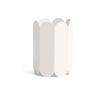 Vase Arcs white