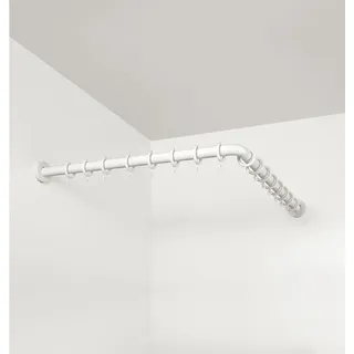 pba Duschvorhangstange L-Form 0 x 0 cm