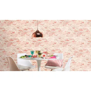 Rasch Textil Vliestapete in Stein-Optik 10,05m x 53cm 10,05m2 Crème 939309