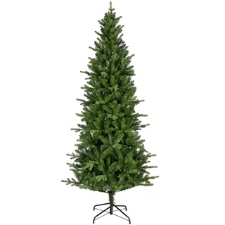 Lumineo Weihnachtsbaum, PVC-Metall, Verde, dia103-H210cm