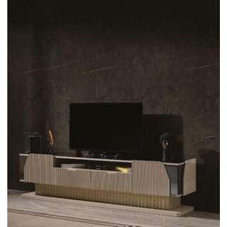 JVmoebel Lowboard Luxus TV Ständer in Wohnzimmer Designer Holz Lowboard Neu Modern (1 St., 1x nur Lowboard), Made in Europa beige