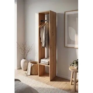 freiraum Kompaktgarderobe Max in Dekor Artisan Oak - 37x175x33cm (BxHxT) braun
