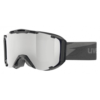 uvex Snowstrike Litemirror Skibrille (2026 black, mirror silver/lasergold lite)