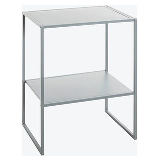 HAKU Möbel Beistelltisch Metall grau 45,0 x 35,0 x 60,0 cm