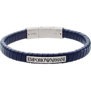 Emporio Armani Armband Emporio Armani Herren-Armband Leder, Herrenschmuck blau