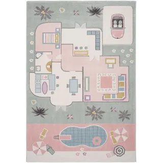Pergamon Maui Kids Kinderteppich 200 x 290 cm Pink/Rosa