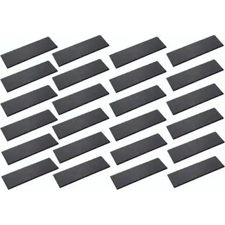 Novaliv 24x Schieferplatten I rechteckig I 40x15x0,5 cm I Schiefer länglich Servierplatte länglich Sushi Teller Sushi Brett Dekoteller
