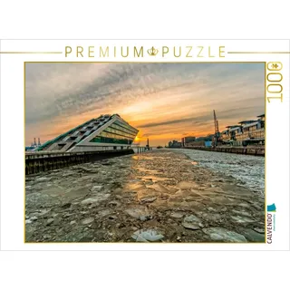 CALVENDO Puzzle Dockland Hamburg | 1000 Teile Lege-Größe 64 x 48 cm Foto-Puzzle für glückliche Stunden