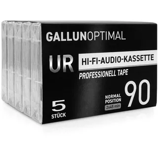 GALLUNOPTIMAL Audiokassette 90 Min 5er Set