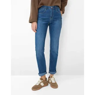 Brax Damen, Five-Pocket-Hose Style CAROLA USED REGULAR BLUE, denim blau, Gr. 38L