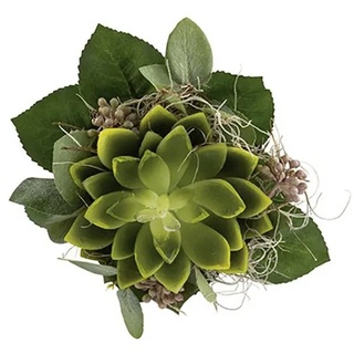 Kunstpflanze »FINK Kunstblumenstrauß Petitbouquet - grün - H. 20cm x B. 15cm«, Fink