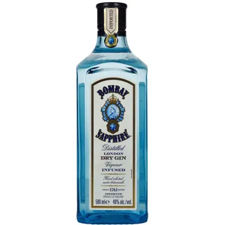 Bombay Sapphire 40% vol 0,5 l