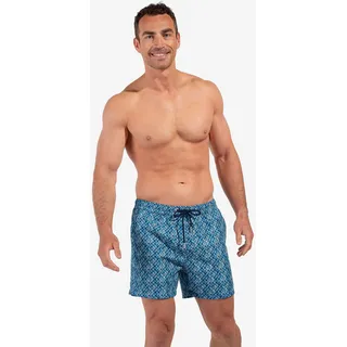 HOM Badeshorts Beach Boxer Camaiore Blau/Türkis L
