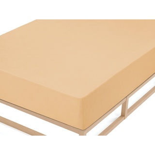 Frottee-Stretch 180 x 200 cm - 200 x 200 cm orange