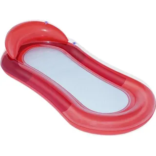 Bestway 43103 - Luftmatratze Wasserhängematte Hydroluxe, 153 x 74 x 28 cm - Rot - Rot