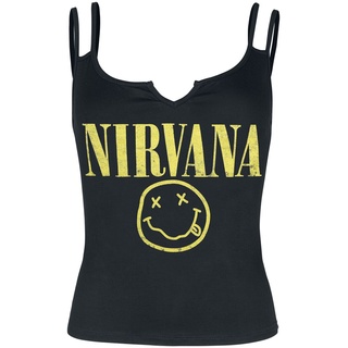 Nirvana Top - Smiley Venus - S bis XXL - für Damen - Größe XXL - schwarz  - EMP exklusives Merchandise!