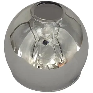 Ersatzschirm E14 Rauchglas Kleiner Lampenschirm aus Smoke Glas für Hängelampe, Tischlampe & Stehlampe – Rauchfarbiges Ersatzglas Schwarzglas für E14 Fassung – Modernes Lampenschirm Glas (rauchfarbig)