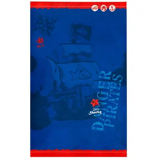 CAPT'N SHARKY Capt`n Sharky Kinderteppich 100 x 160 cm Blau/Rot
