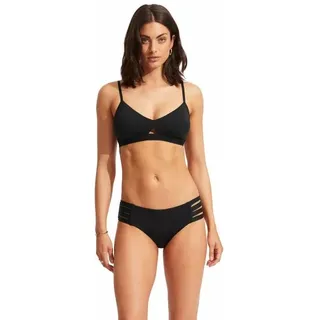Seafolly Multi Strap Hipster Pant Damen Bikini (Schwarz 38) Bikinis