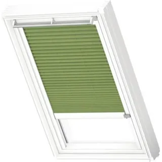 VELUX Plissee Moosgrün 1280, CK04 1280KWL - 1280KWL, Farbe Schiene: