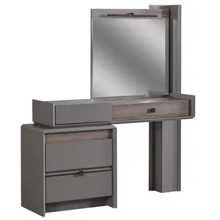 Xlmoebel Schminktisch Grauer Konsolentisch aus hochwertigem Material für elegantes Make-up (Schminktisch, 1-St., Schminktisch), Hergestellt in Europa grau