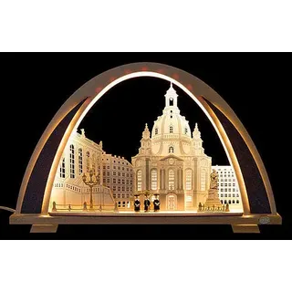 Tietze Schwibbogen New LINE Dresdner Frauenkirche - 53x31 cm
