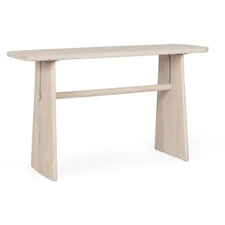Natur24 Beistelltisch Elisheva Konsolentisch 135 x 45 x 78 cm Mangoholz Natur