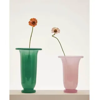 Vasen HAY, Blau, für Wohnzimmer, Glas - 21